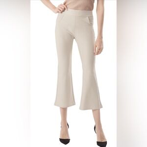 Ginasy Capri Pants for Women Business Casual Summer Dressy Pull On Stretch